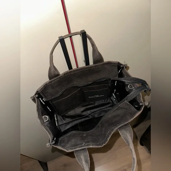 Authentic Marc Jacobs Black Tote Bag Medium Y2K - Picture 6 of 11